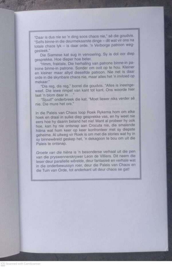 Groete van die hiëna3 Groete Van Die Hiëna — Leon De Villiers secondhand book