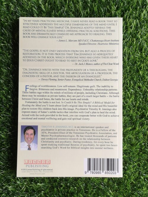 Could It Be This Simple? – Timothy R. Jennings secondhand book