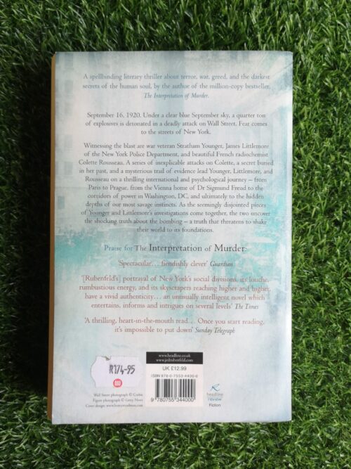 The Death Instinct – Jed Rubenfeld secondhand book