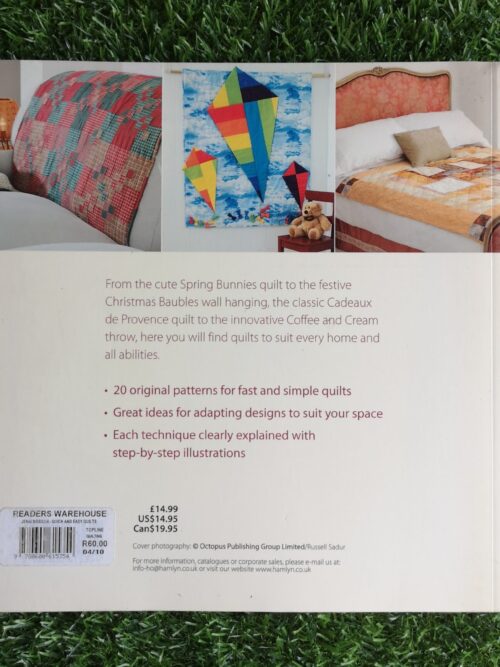 Quick And Easy Quilts – Jenni Dobson secondhand book
