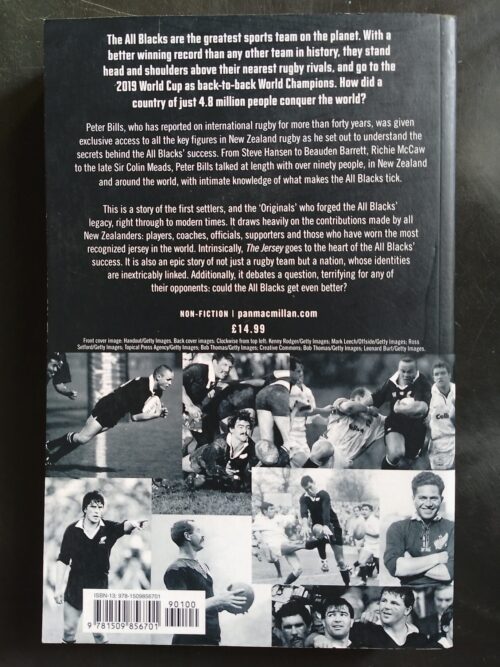 All Blacks: The Jersey – Peter Bills secondhand book