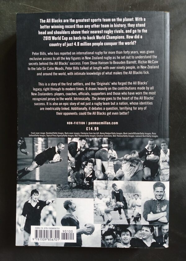All Blacks: The Jersey – Peter Bills secondhand book