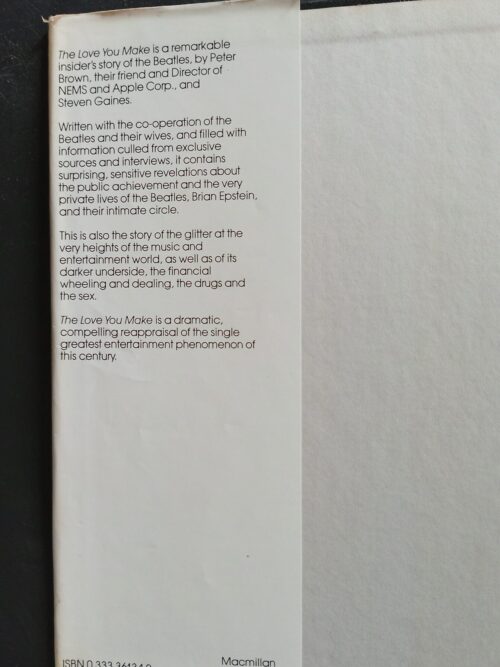 The Love You Make: An Insider’s Story Of The Beatles – Peter Brown, Steven Gaines secondhand book