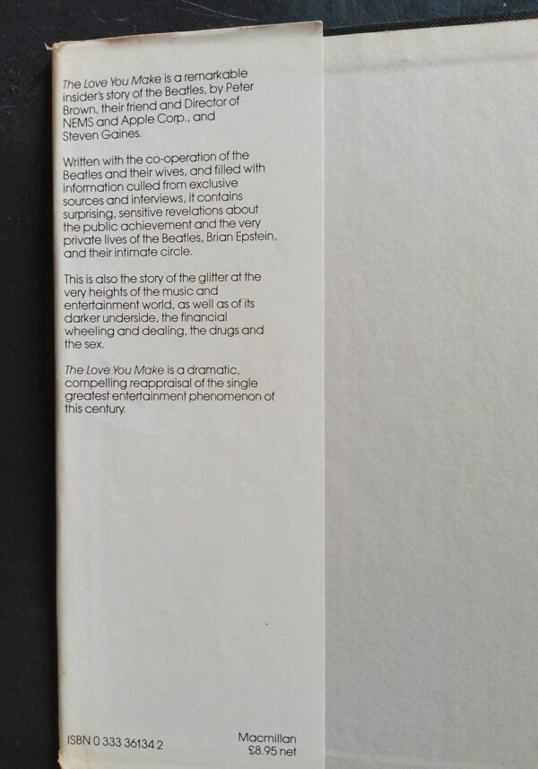 The Love You Make: An Insider’s Story Of The Beatles – Peter Brown, Steven Gaines secondhand book