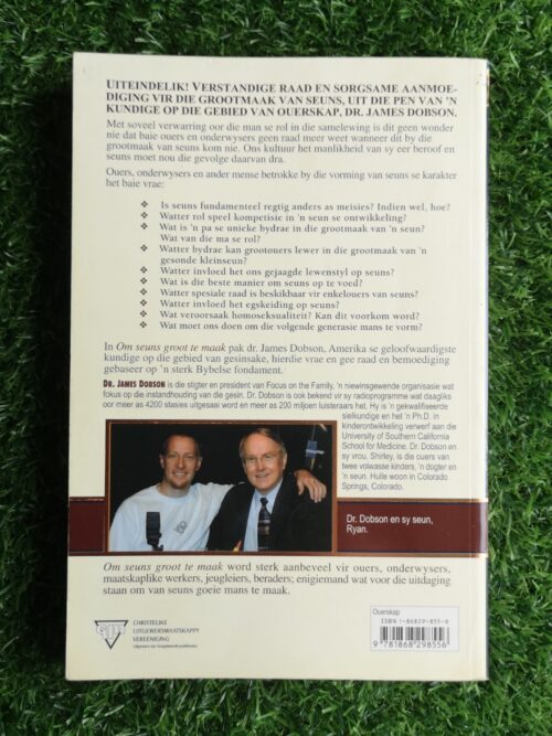Om Seuns Groot Te Maak – Dr. James Dobson secondhand book