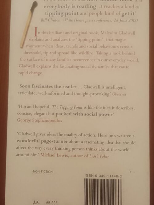 Tipping Point – Malcolm Gladwell secondhand book
