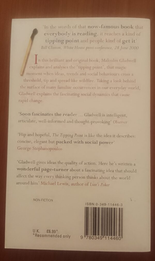 Tipping Point – Malcolm Gladwell secondhand book
