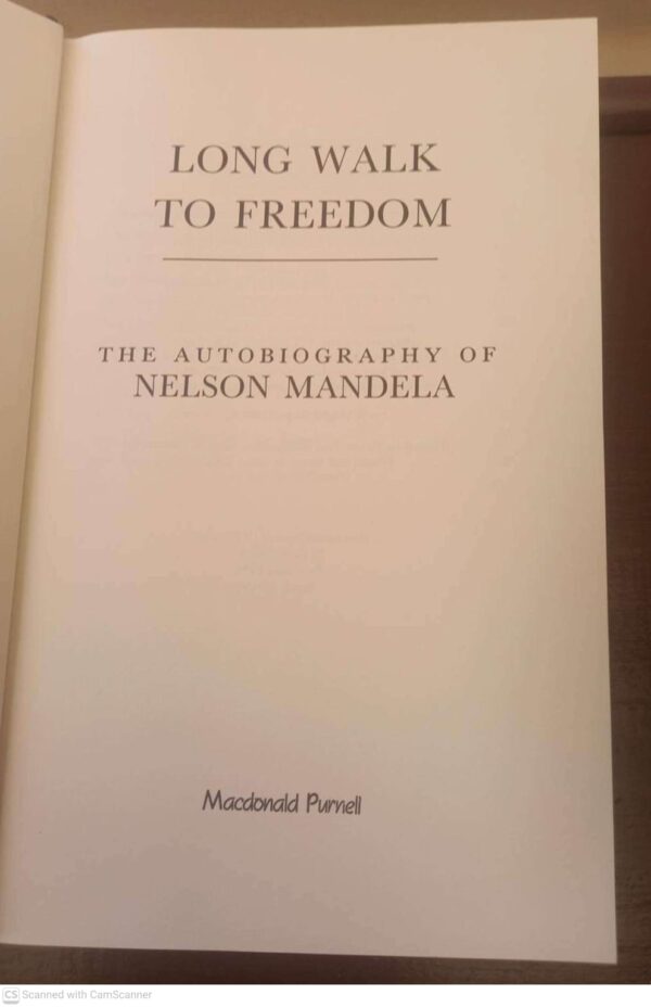 Long Walk To Freedom: The Autobiography Of Nelson Mandela secondhand book