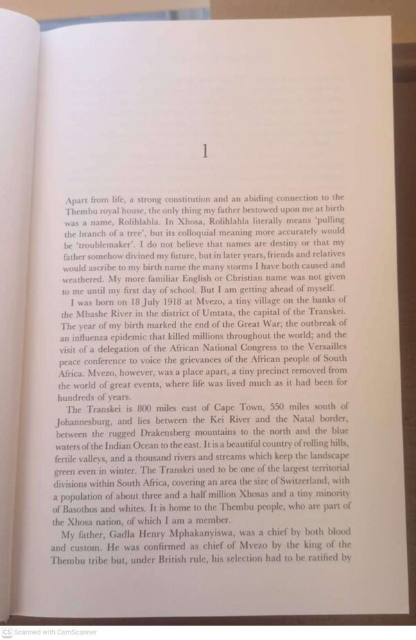 Long Walk To Freedom: The Autobiography Of Nelson Mandela secondhand book