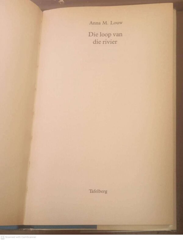 Loop van die rivier4 Die Loop Van Die Rivier — Anna M. Louw secondhand book