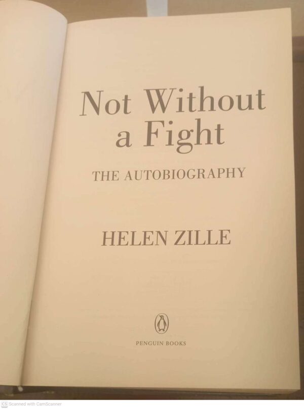 Not Without a Fight 5 Not Without A Fight — Helen Zille secondhand book