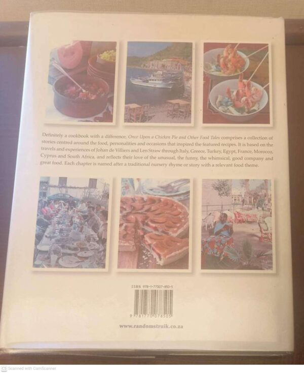 Once Upon a Chicken Pie2 Once Upon A Chicken Pie And Other Food Tales — Johan De Villiers, Len Straw secondhand book
