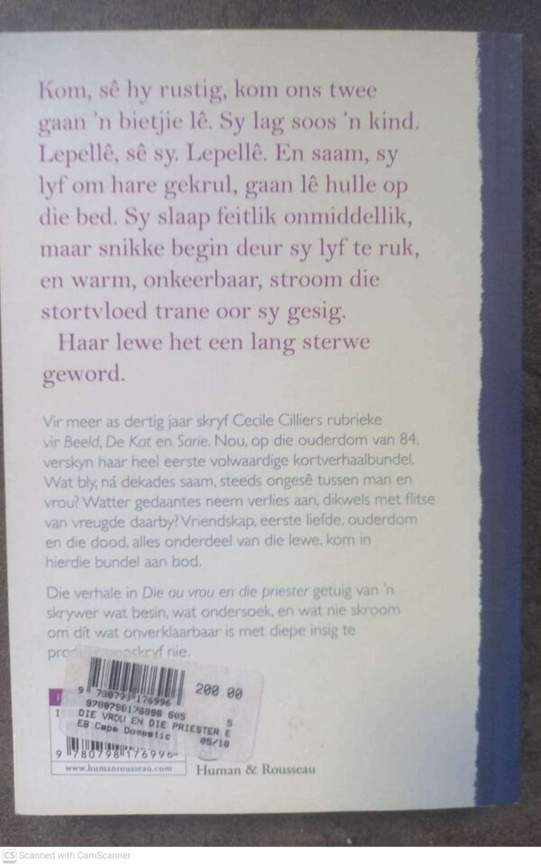 Ou Vrou en die Priester2 Die Ou Vrou En Die Priester En Ander Verhale — Cecile Cilliers secondhand book