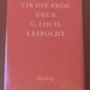 Polfyntjies Vir Die Proe — C. Louis Leipoldt secondhand book
