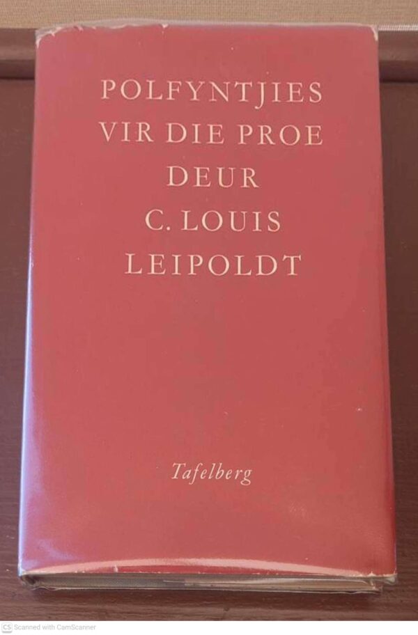 Polfyntjies Vir Die Proe — C. Louis Leipoldt secondhand book