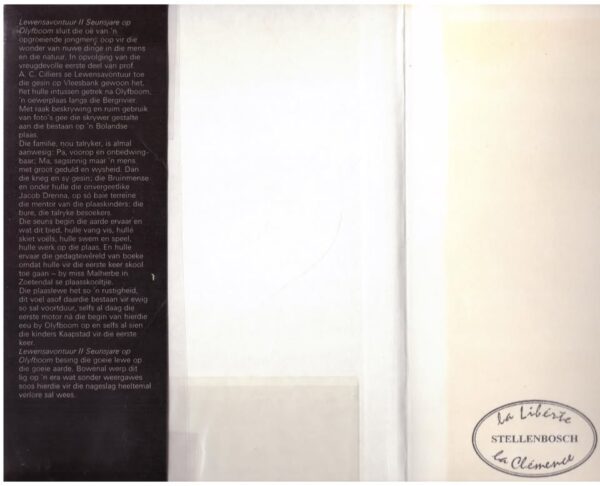Lewensavontuur: Seunsjare Op Olyfboom — A. C. Cilliers secondhand book