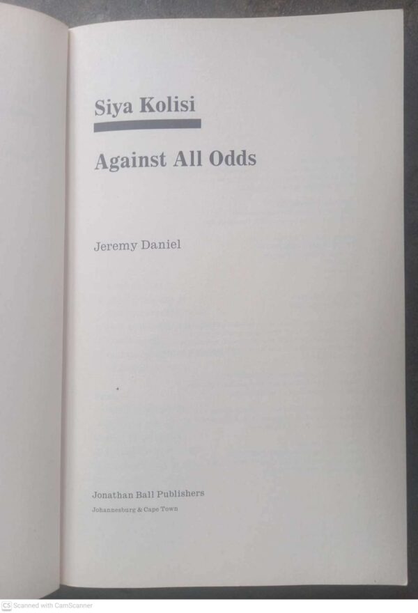 Siya Kolisi: Against All Odds — Jeremy Daniel secondhand book