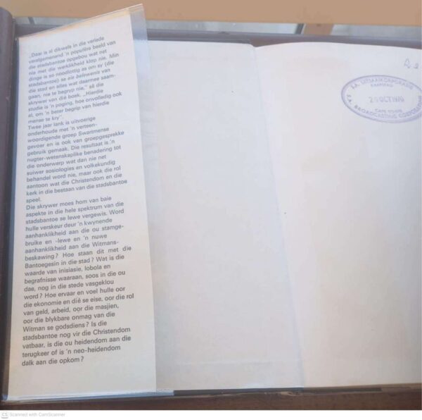Swartman, Stad En Toekoms — J. J. F. Durand secondhand book