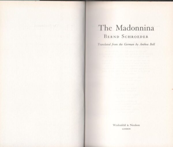 The Madonnina5 The Madonnina — Bernd Schroeder secondhand book