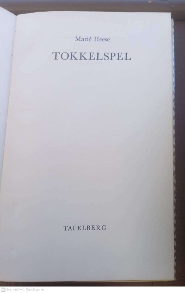 Tokkelspel — Marié Heese secondhand book