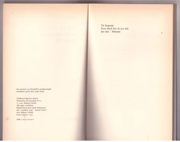 Tye En Swye In Die Lewe Van Hester H. — Melanie Grobler secondhand book