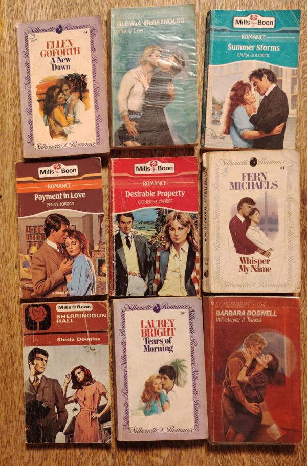 Romance Book Set: 9 Books secondhand book
