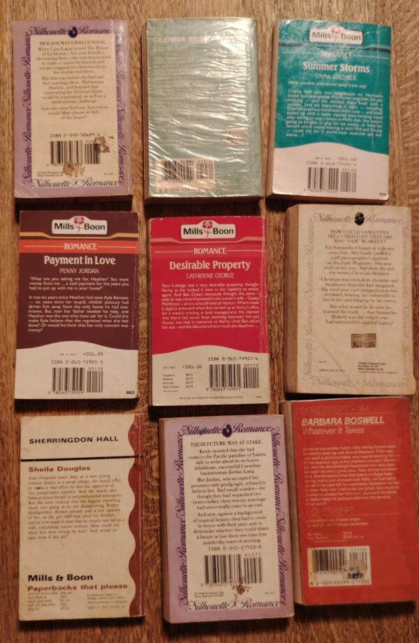 Romance Book Set: 9 Books secondhand book