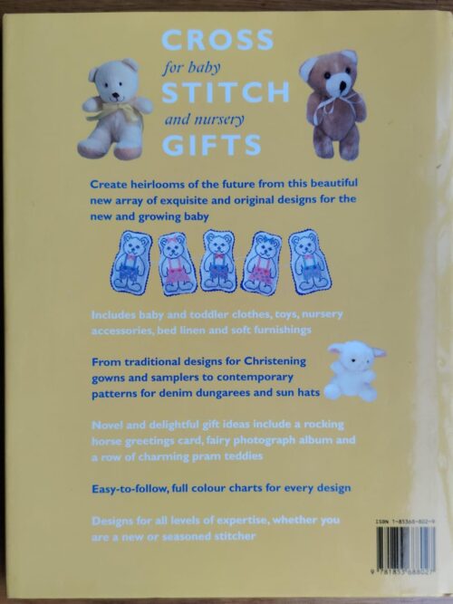Cross stitch Gifts For Baby And Nursery – Sandra Hardy secondhand book