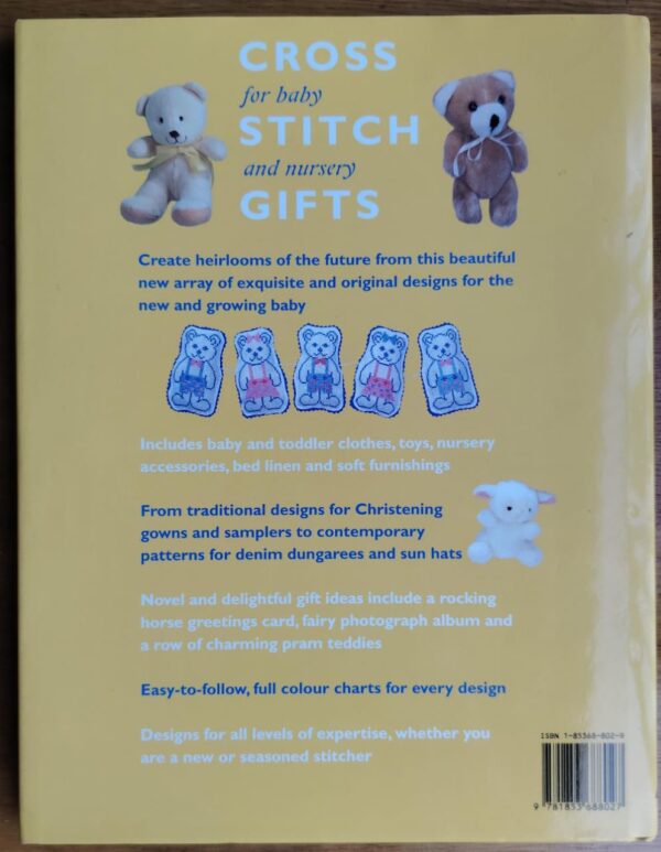 Cross stitch Gifts For Baby And Nursery – Sandra Hardy secondhand book