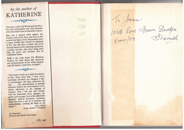 The Winthrop Woman — Anya Seton secondhand book