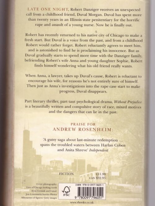 Without Prejudice — Andrew Rosenhei secondhand book