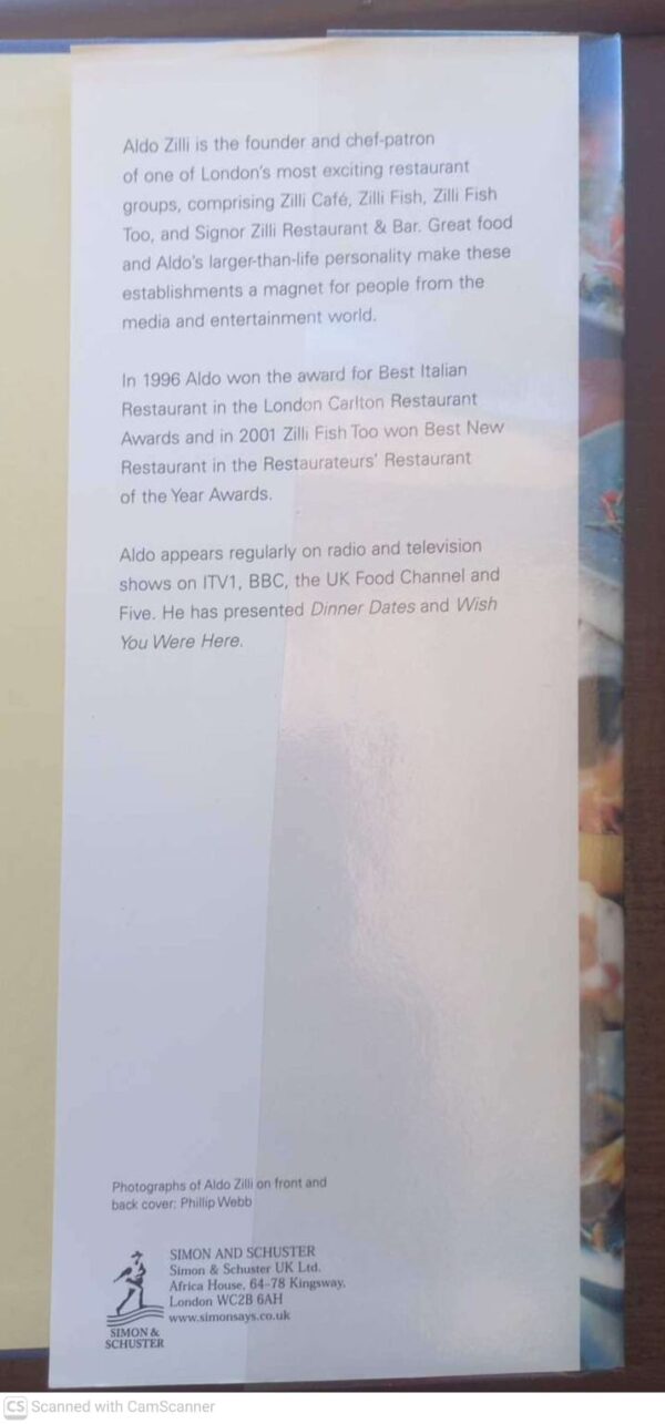 Zilli Cookbook4 The Zilli Cookbook — Aldo Zilli secondhand book