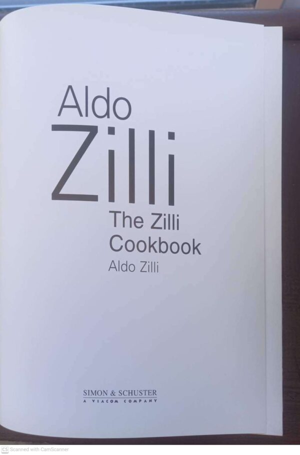 Zilli Cookbook5 The Zilli Cookbook — Aldo Zilli secondhand book