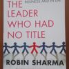 The Leader Who Had No Title – Robin Sharma secondhand book