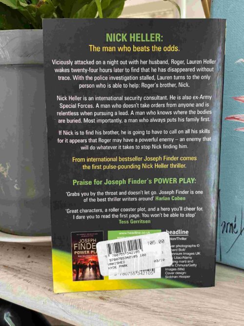 Vanished – Joseph Finder secondhand book