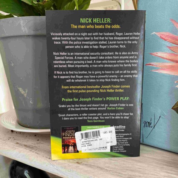 Vanished – Joseph Finder secondhand book