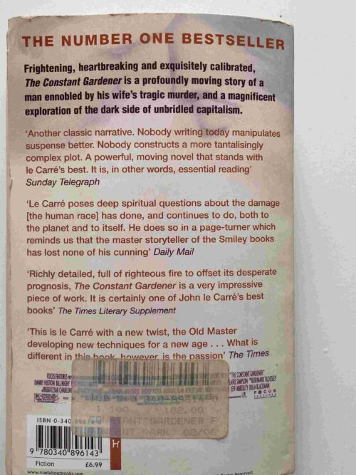The Constant Gardener – John Le Carré secondhand book