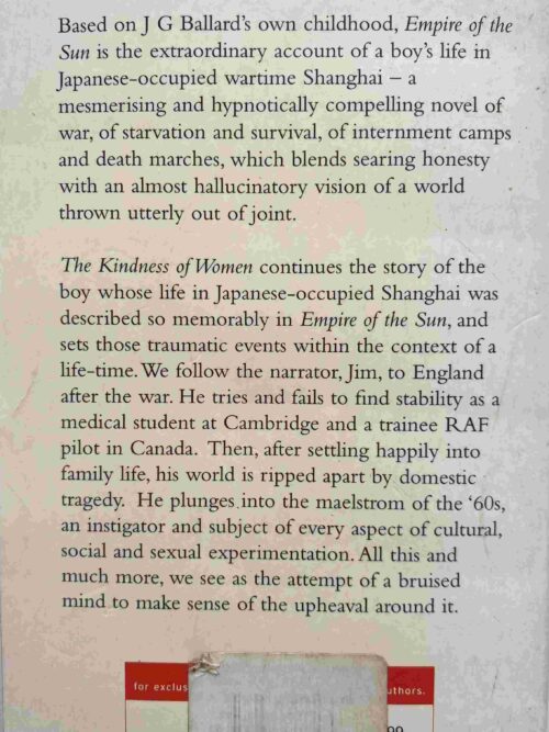 Empire Of The Sun | The Kindness Of Women – J.G. Ballard secondhand book