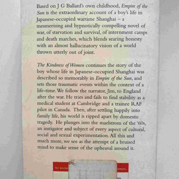 Empire Of The Sun | The Kindness Of Women – J.G. Ballard secondhand book