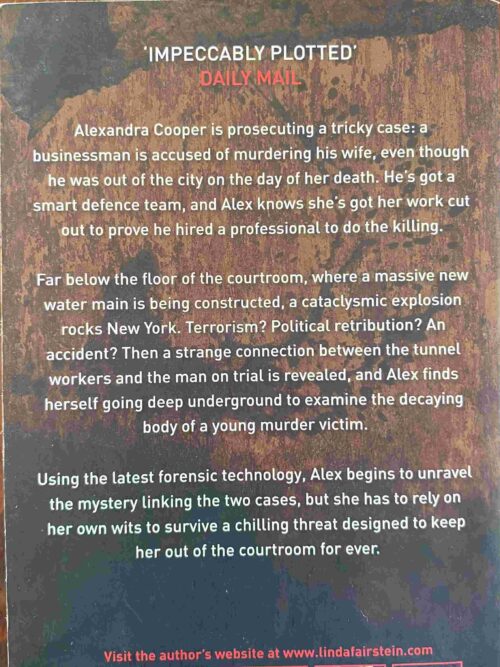 Bad Blood – Linda Fairstein secondhand book