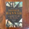 A Game For All The Family - Sophie Hannah A Game For All The Family – Sophie Hannah secondhand book