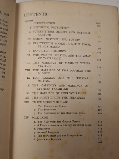 Hero Tales And Legends Of The Serbians – Woislav M Petrovitch secondhand book
