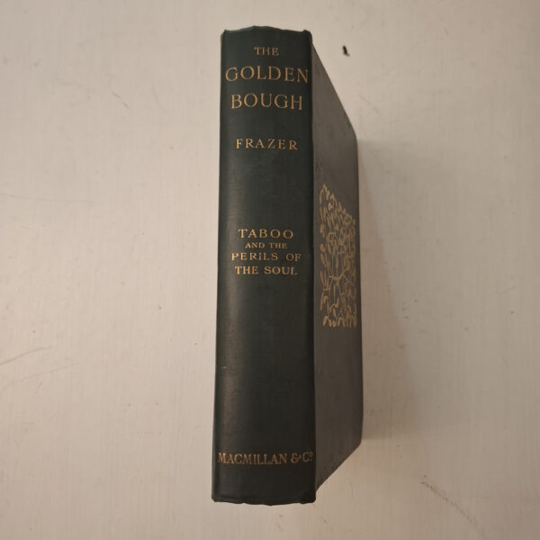 The Golden Bough Part II: Taboo And The Perils Of The Soul – J. G. Frazer secondhand book