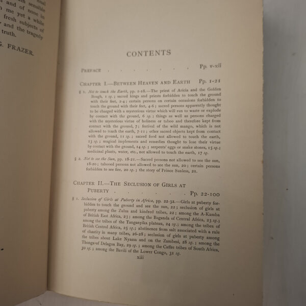Balder The Beautiful, Vol I: The Fire-Festivals Of Europe And The Doctrine Of The External Soul – J. G. Frazer secondhand book