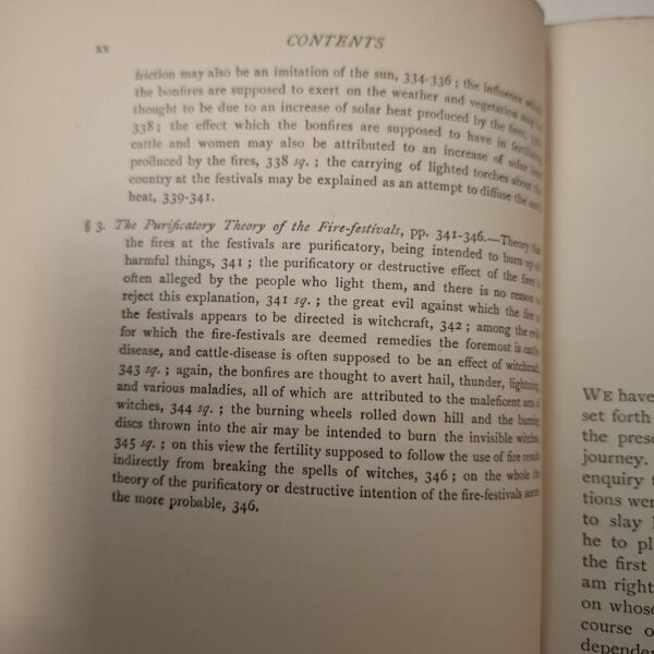 Balder The Beautiful, Vol I: The Fire-Festivals Of Europe And The Doctrine Of The External Soul – J. G. Frazer secondhand book