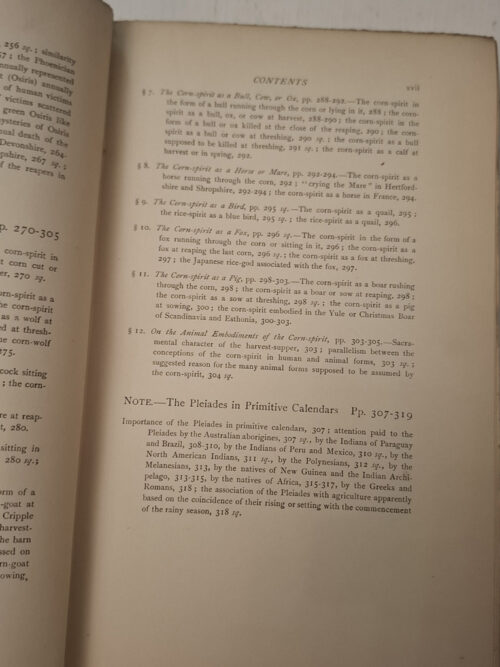 The Golden Bough: Spirits Of The Corn & Of The Wild, Volume I Of II – J. G. Frazer secondhand book