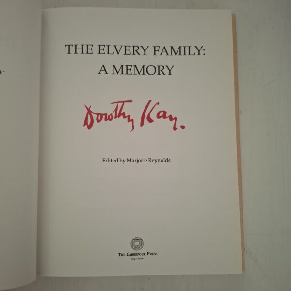 The Elvery Family: A Memory – Dorothy Kay secondhand book