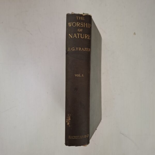 The Worship Of Nature, Volume I – J. G. Frazer secondhand book