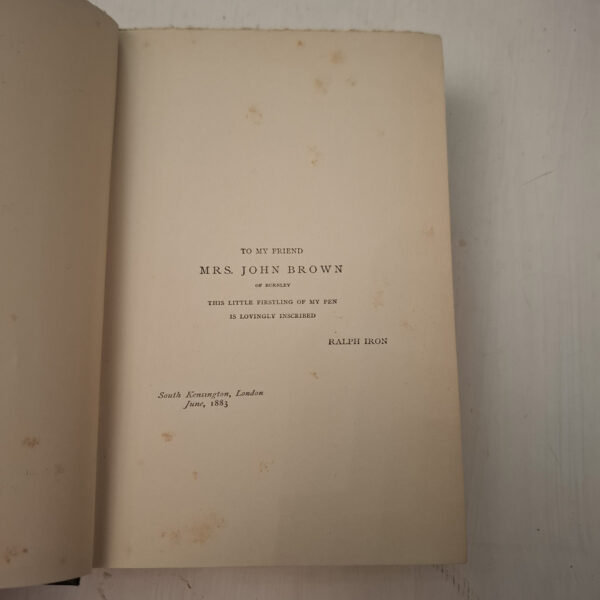 The Story Of An African Farm – Olive Schreiner secondhand book