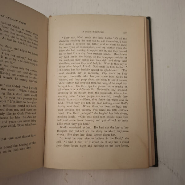 The Story Of An African Farm – Olive Schreiner secondhand book